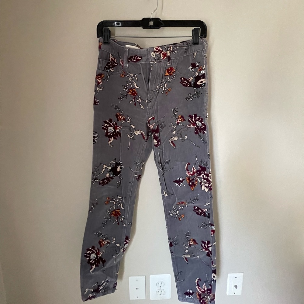 Anthropologie Pilcro Corduroy High Rise Skinny Jean
